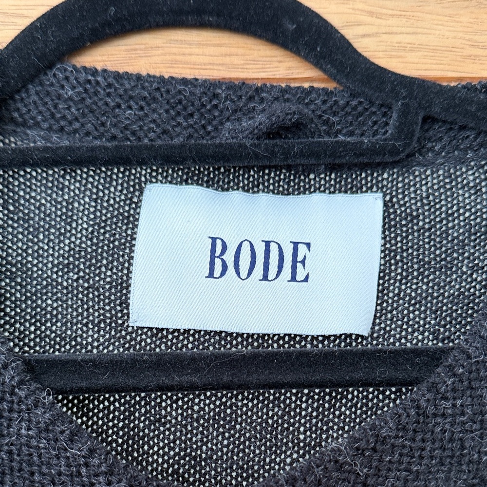 Bode Black Cardigan Sweater - Picture 2 of 3